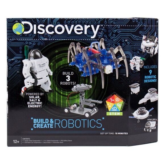 Discovery | Toys | Discovery Kids Build Create Robotics Build 3 Robots ...
